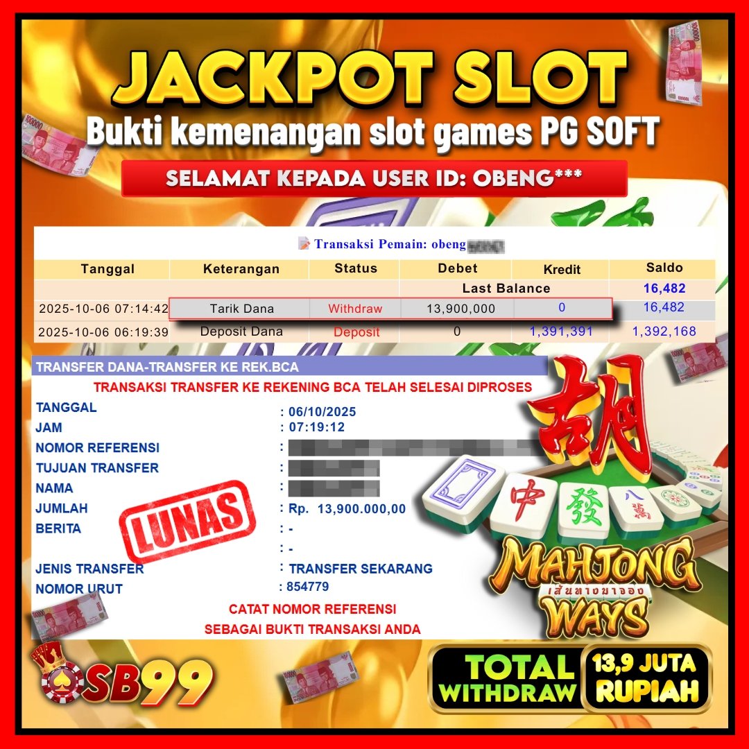Bukti Jackpot