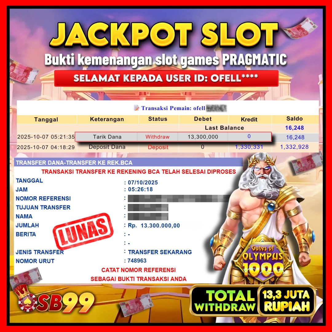 Bukti Jackpot