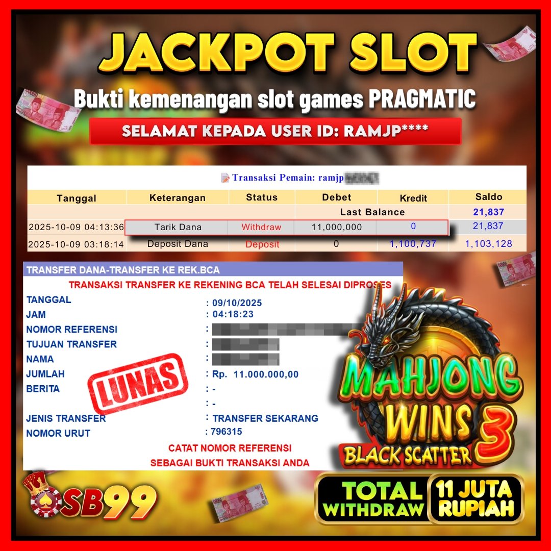 Bukti Jackpot