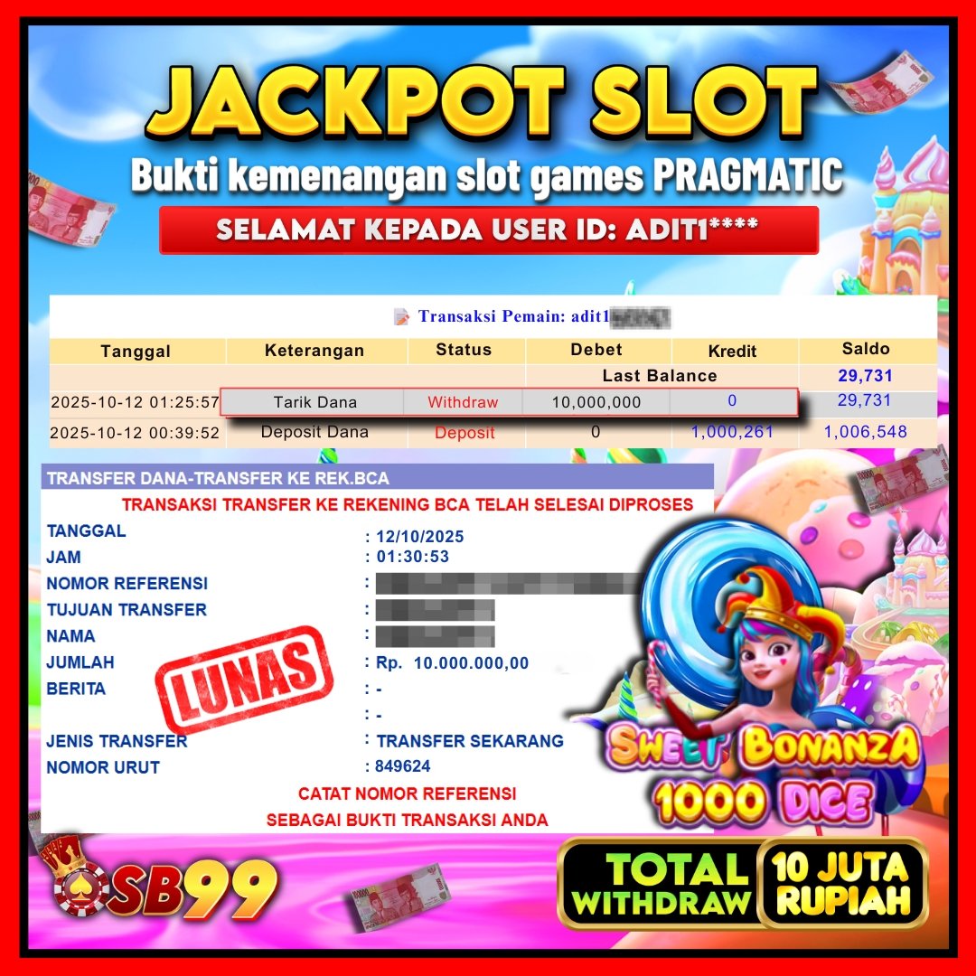 Bukti Jackpot