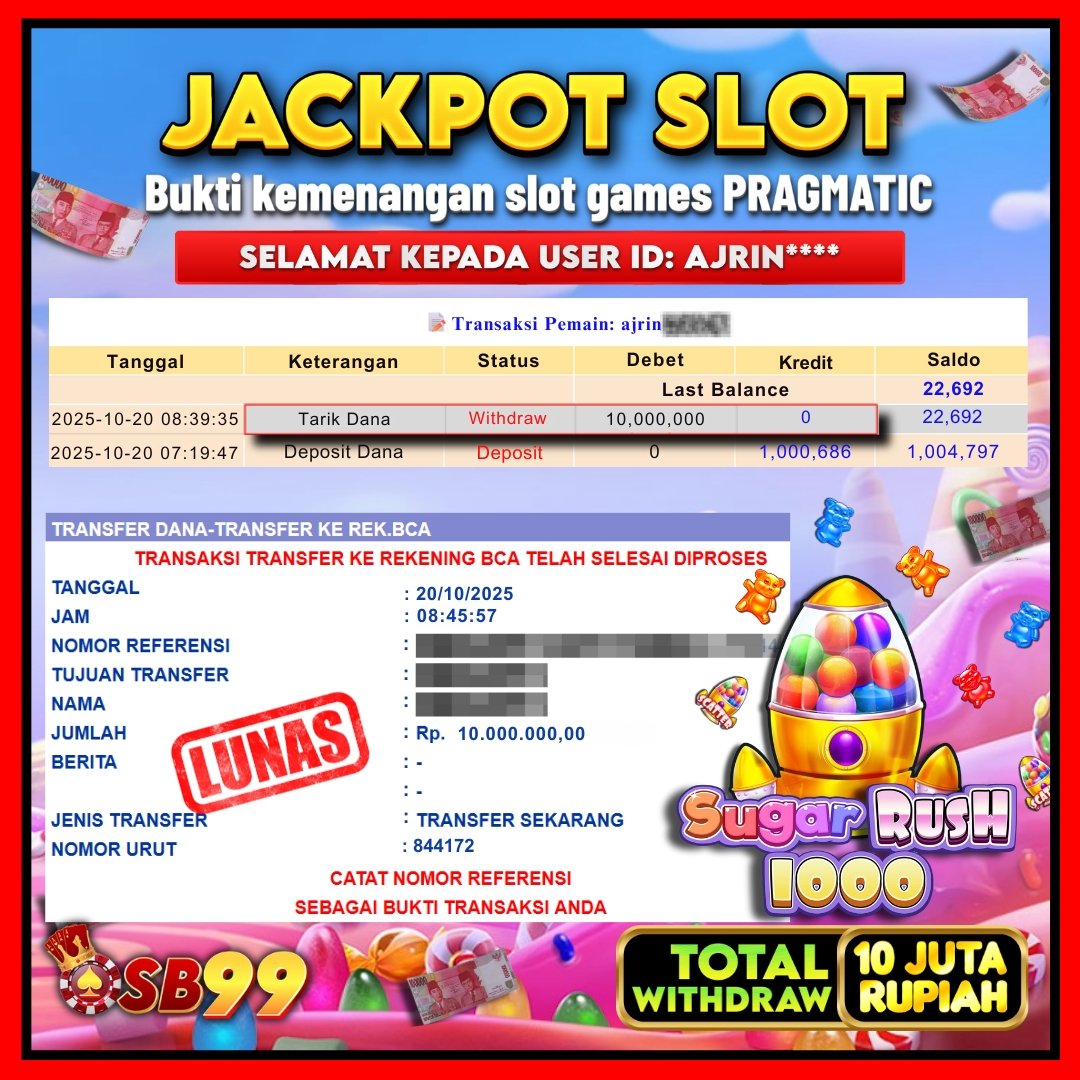 Bukti Jackpot