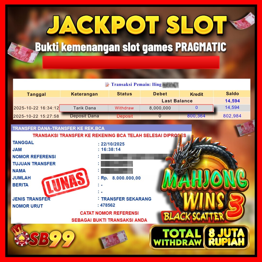 Bukti Jackpot