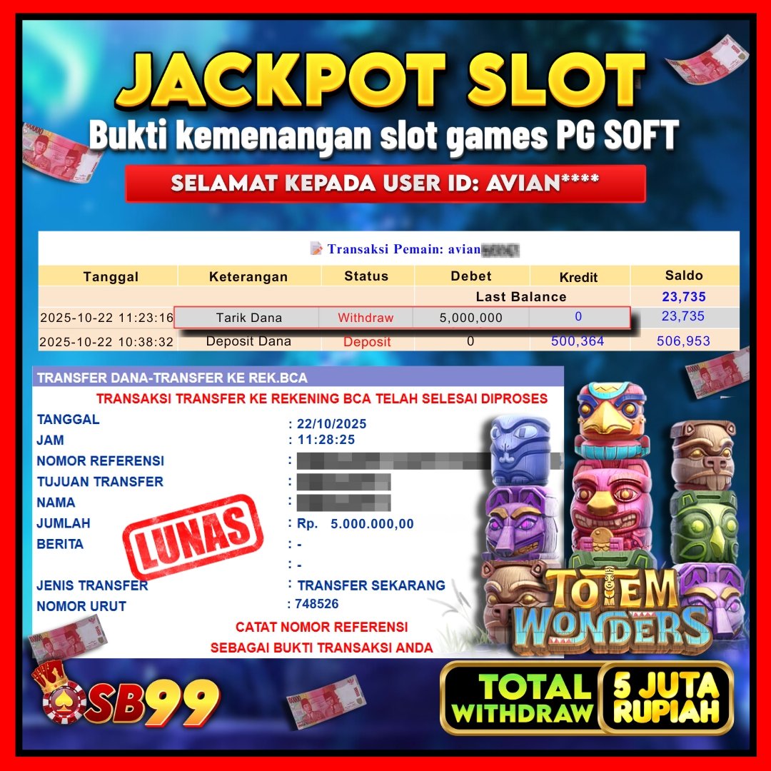 Bukti Jackpot