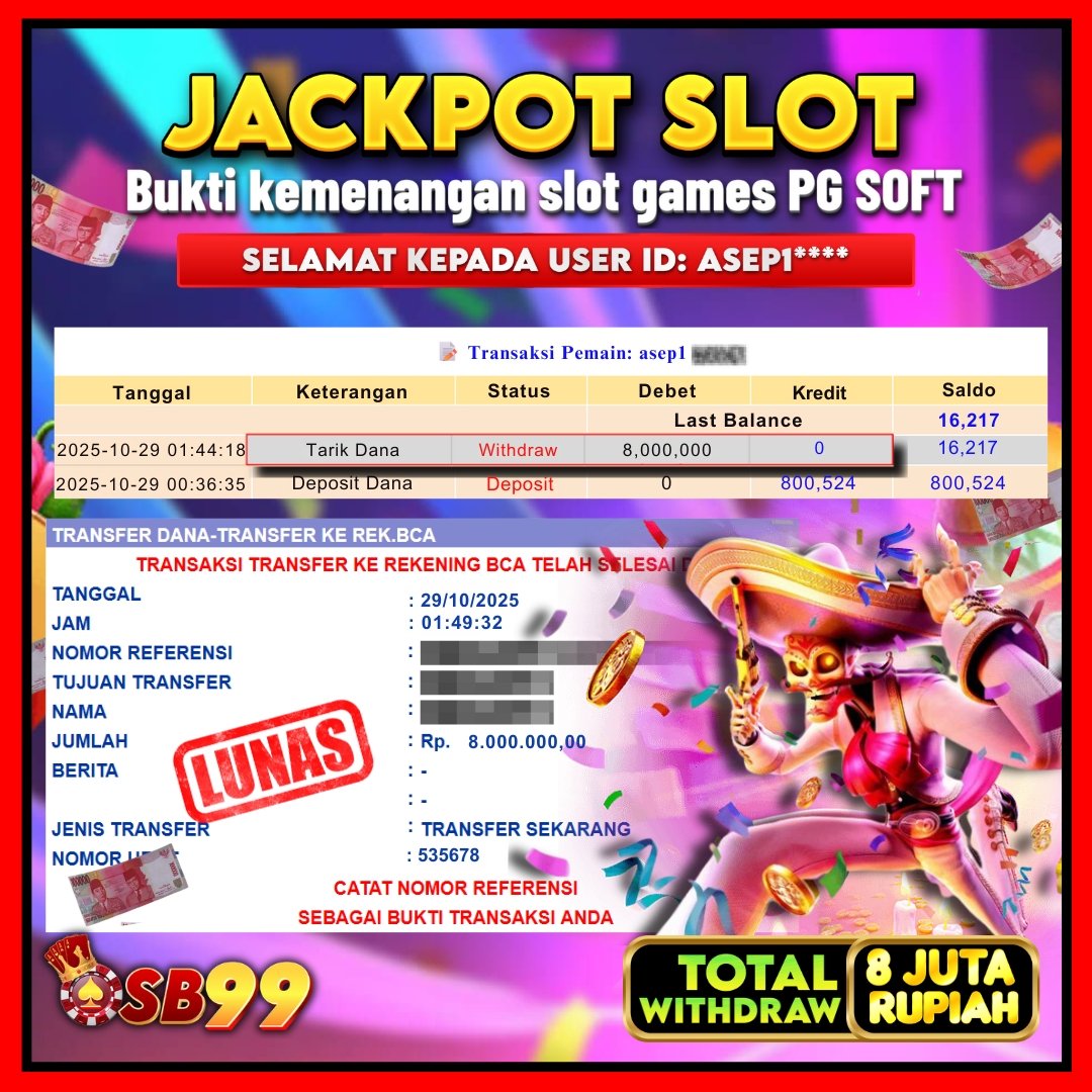 Bukti Jackpot