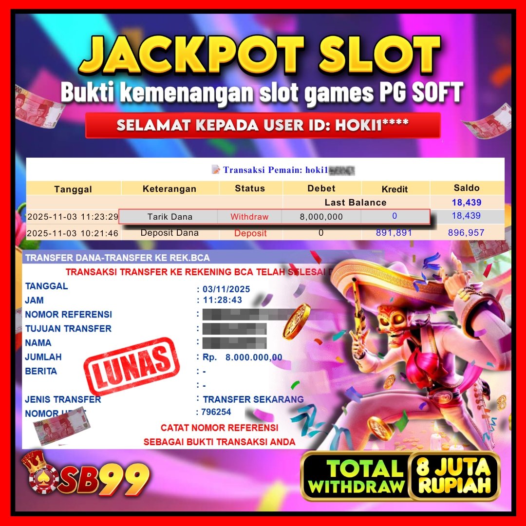 Bukti Jackpot