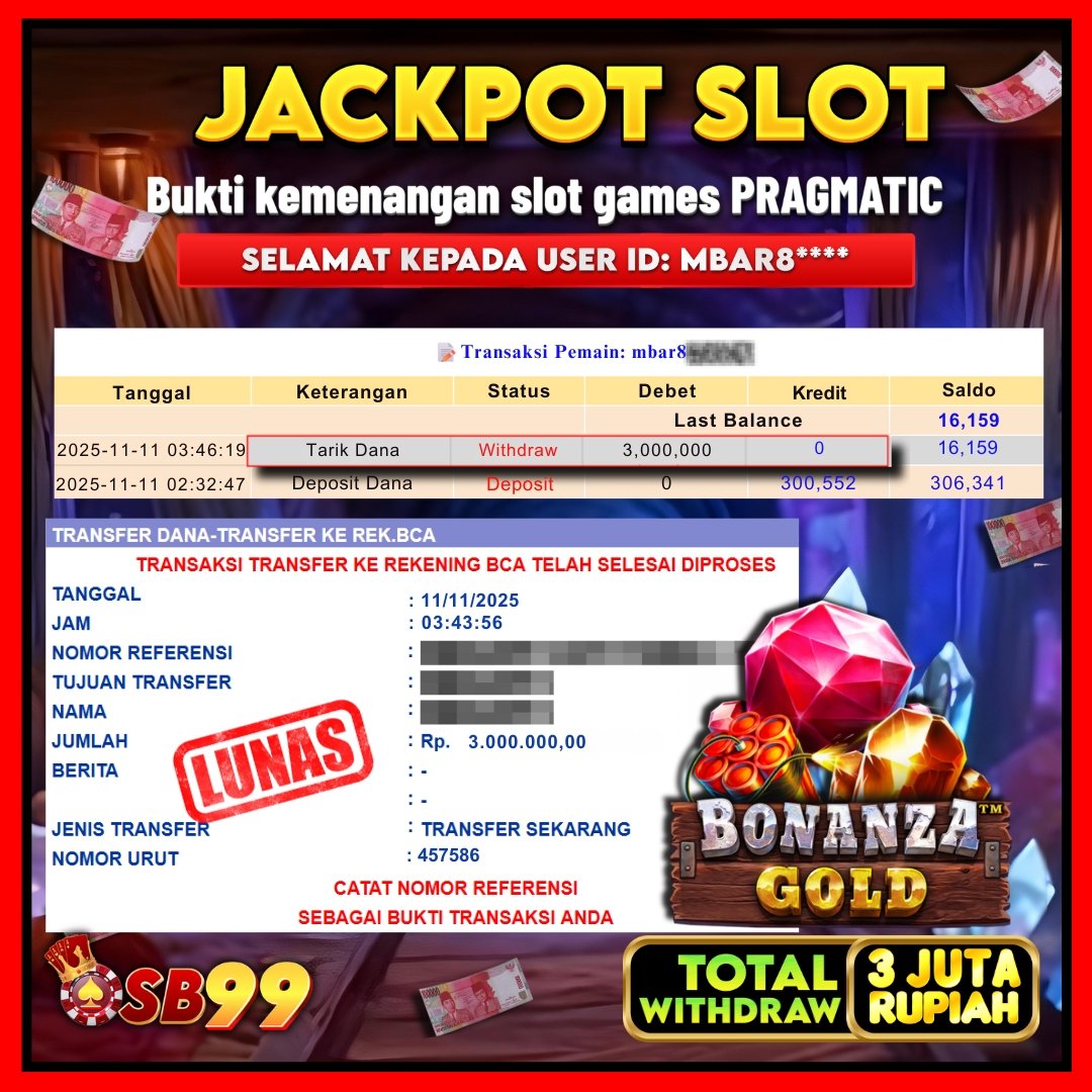 Bukti Jackpot