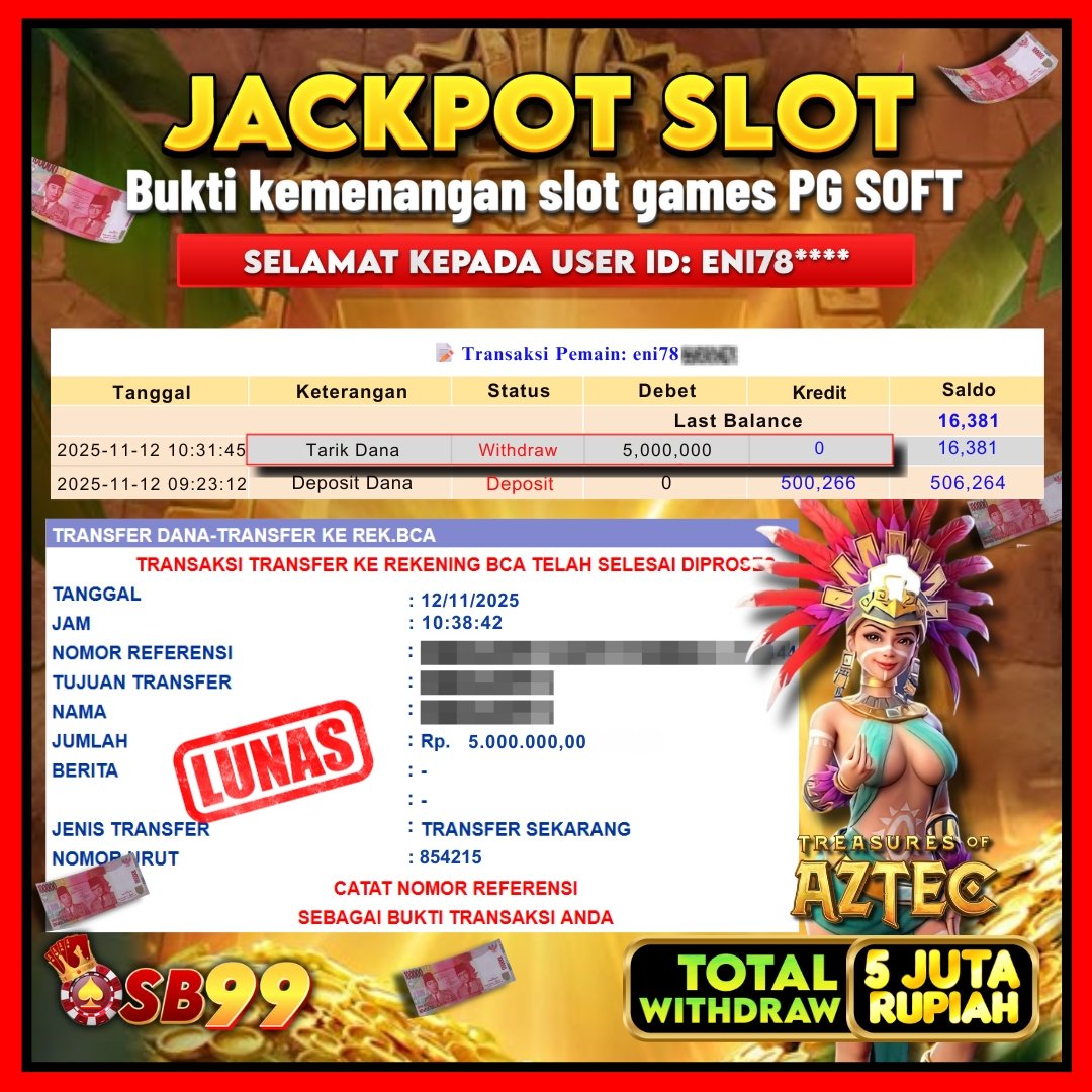 Bukti Jackpot