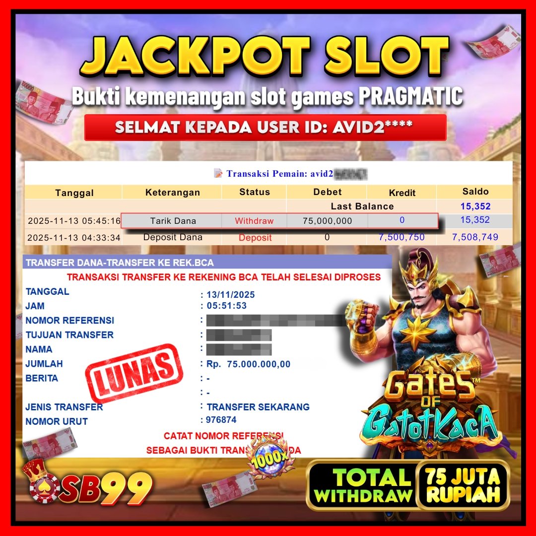 Bukti Jackpot
