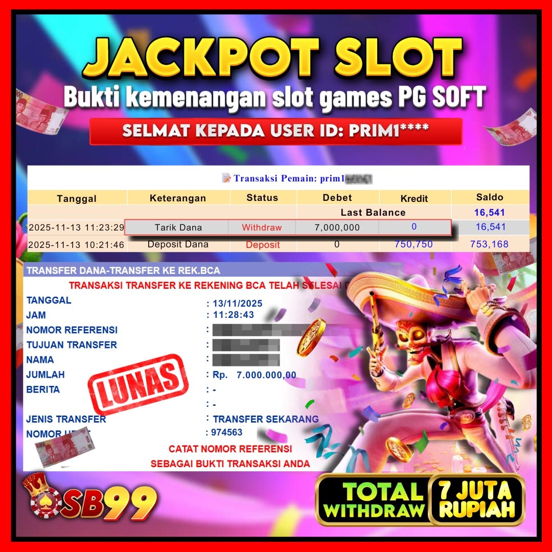 Bukti Jackpot