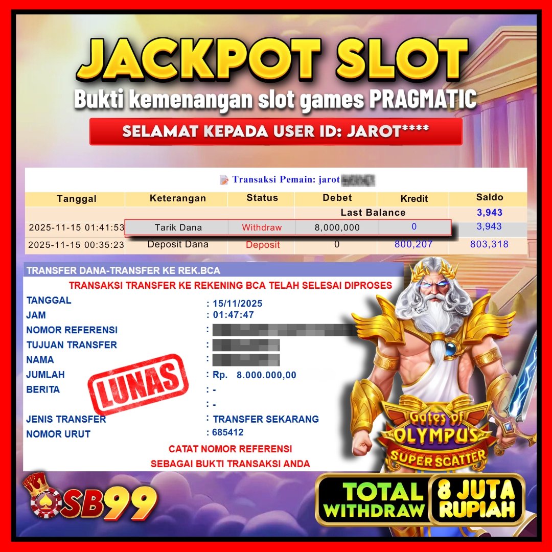 Bukti Jackpot