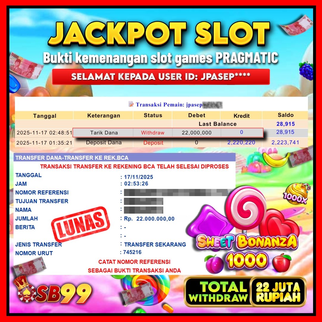 Bukti Jackpot