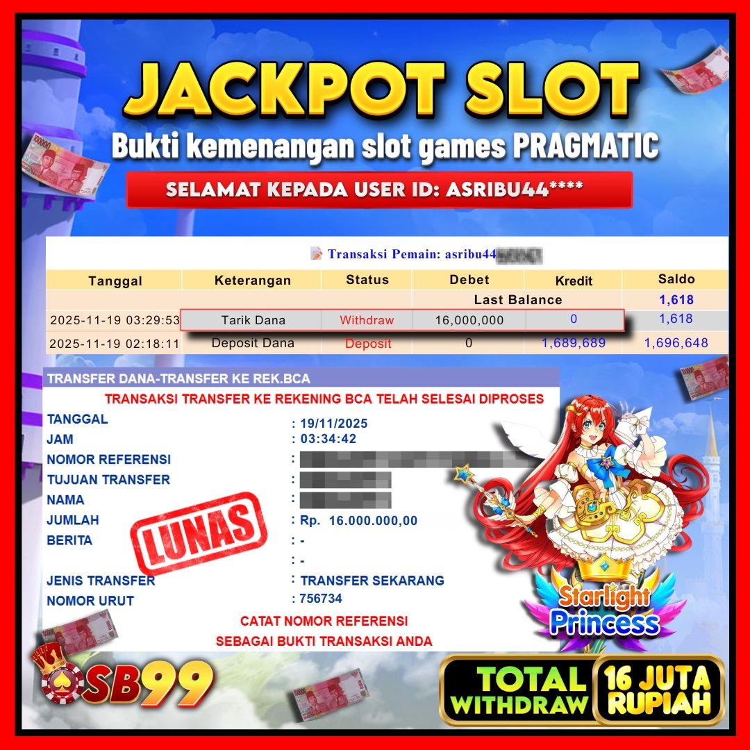 Bukti Jackpot