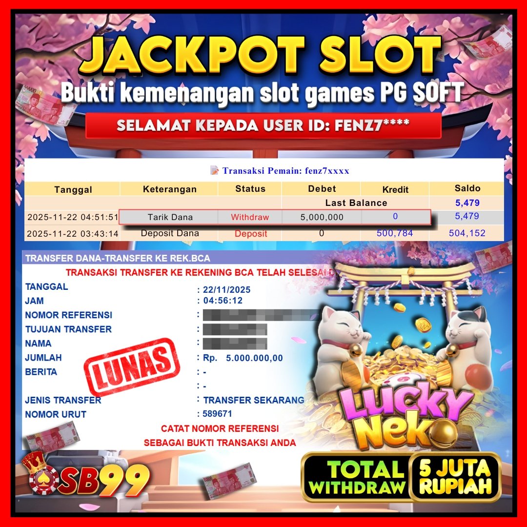 Bukti Jackpot