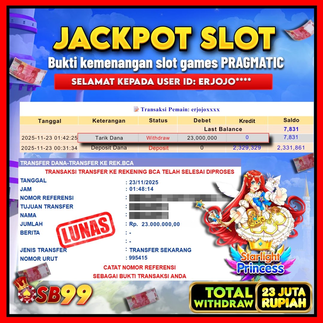 Bukti Jackpot