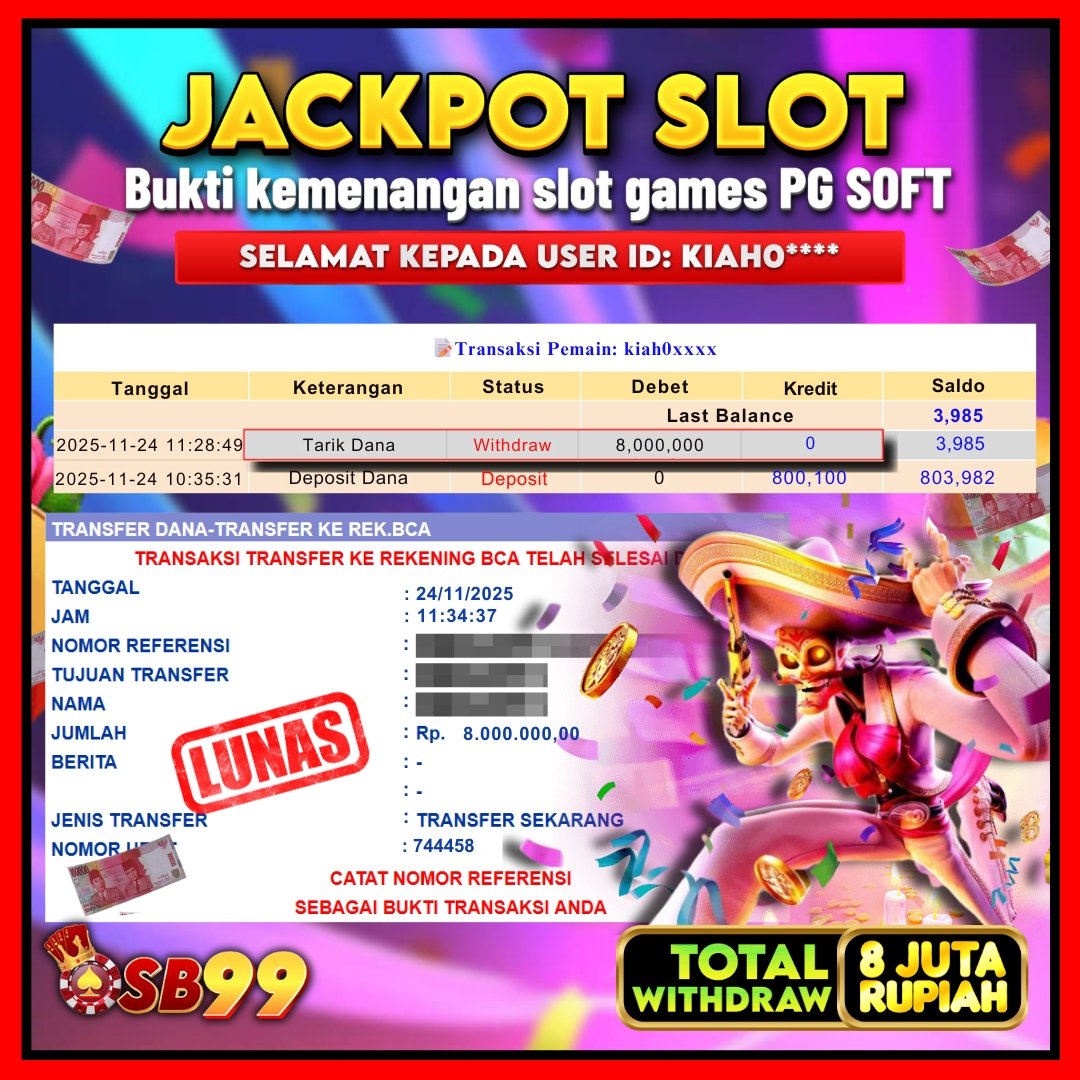 Bukti Jackpot