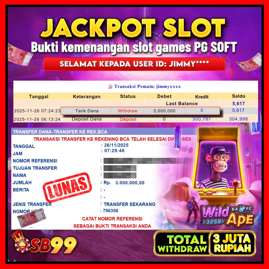 Bukti Jackpot