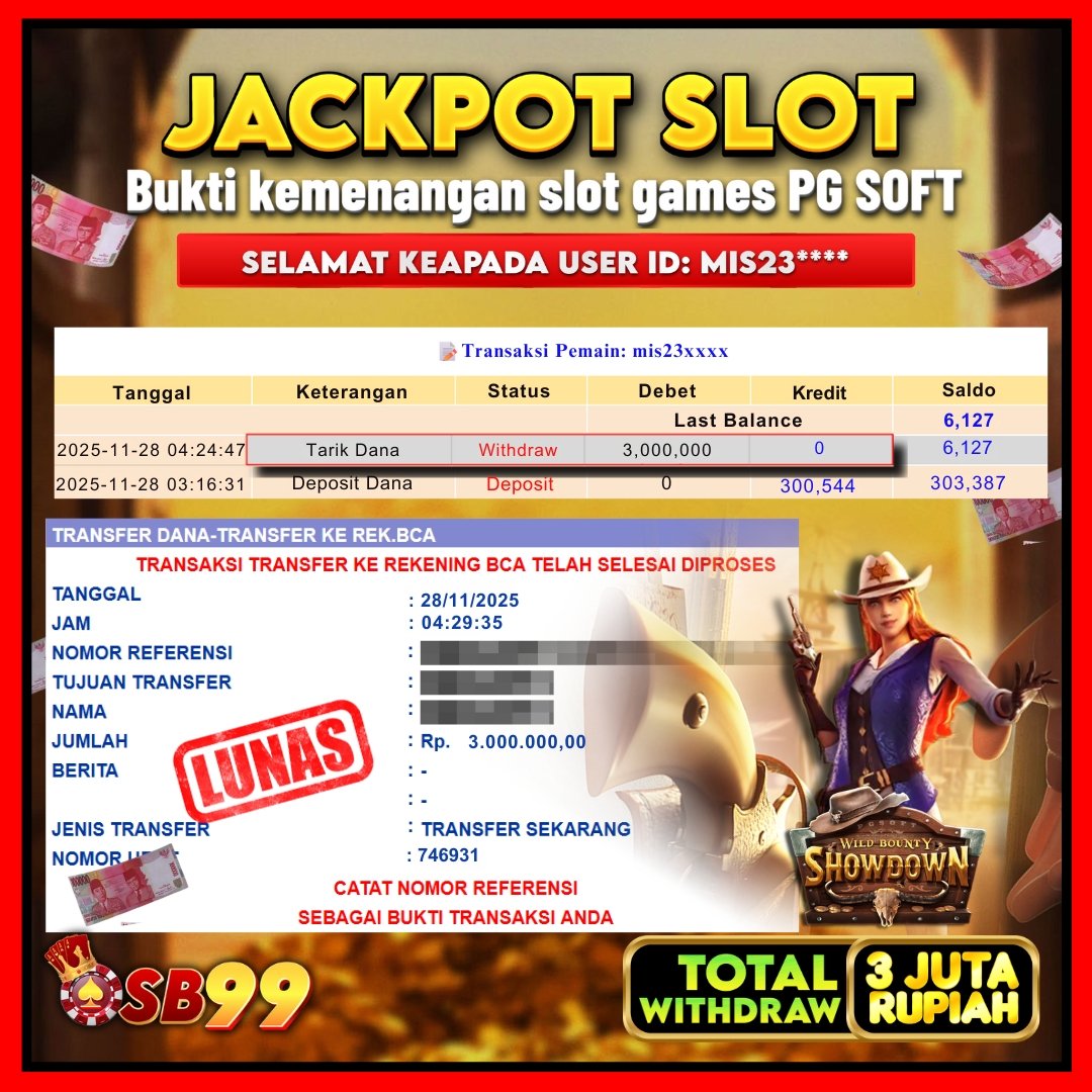 Bukti Jackpot