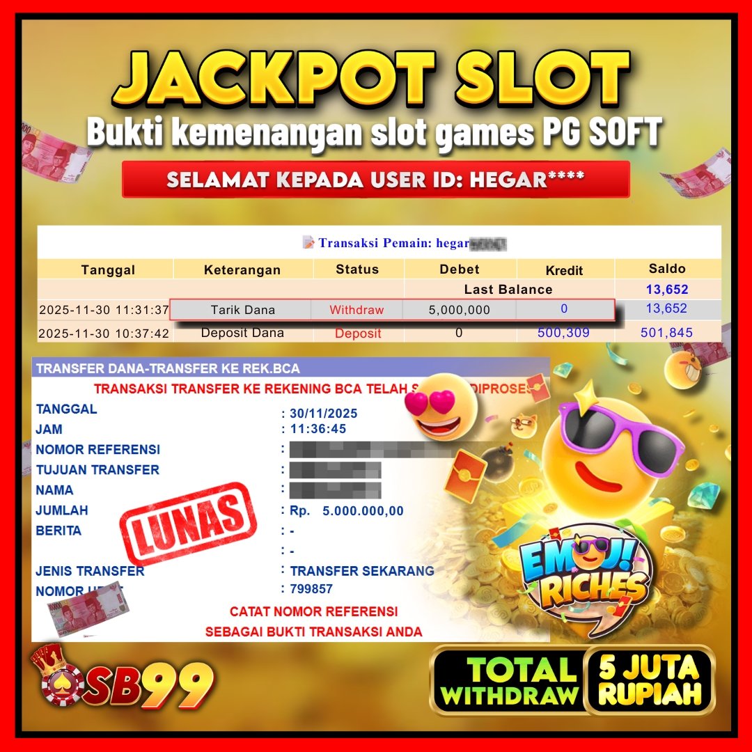 Bukti Jackpot