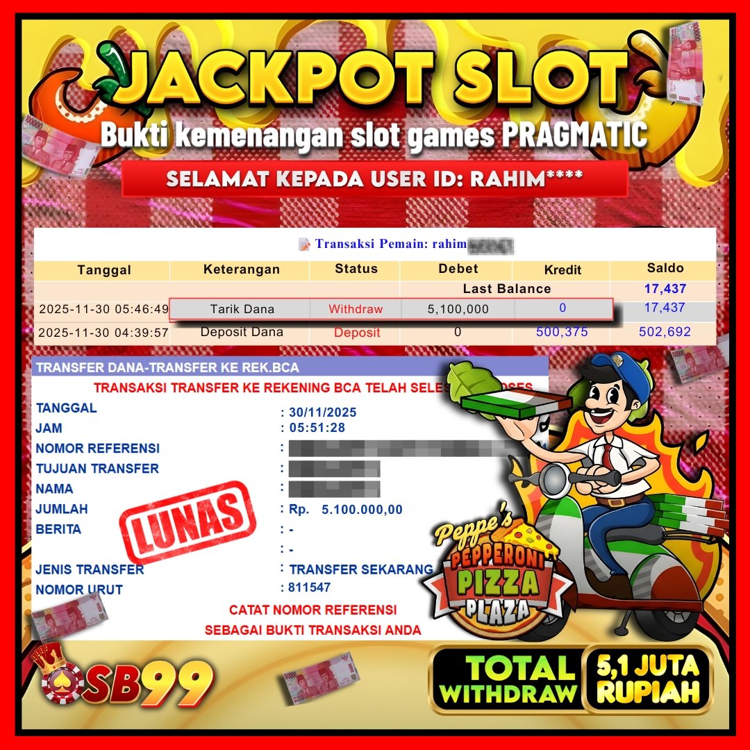 Bukti Jackpot
