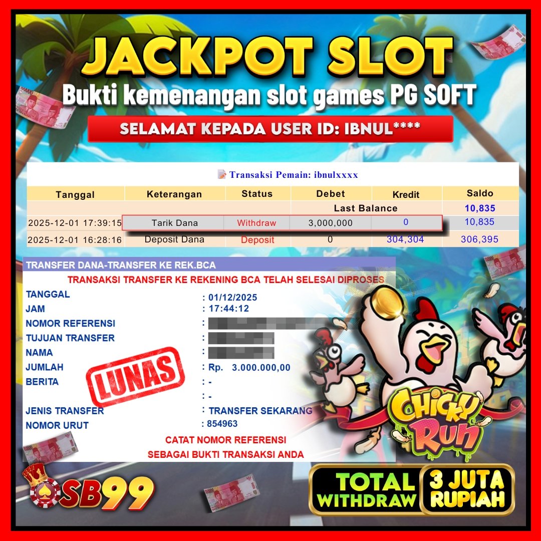 Bukti Jackpot