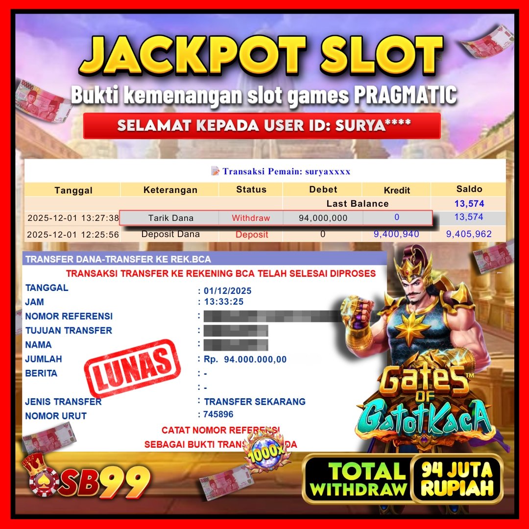 Bukti Jackpot