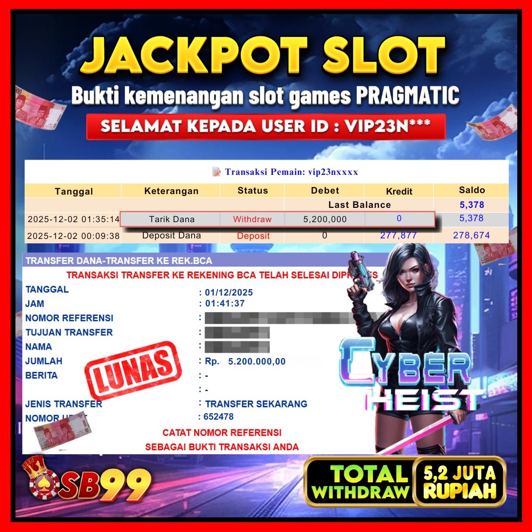 Bukti Jackpot