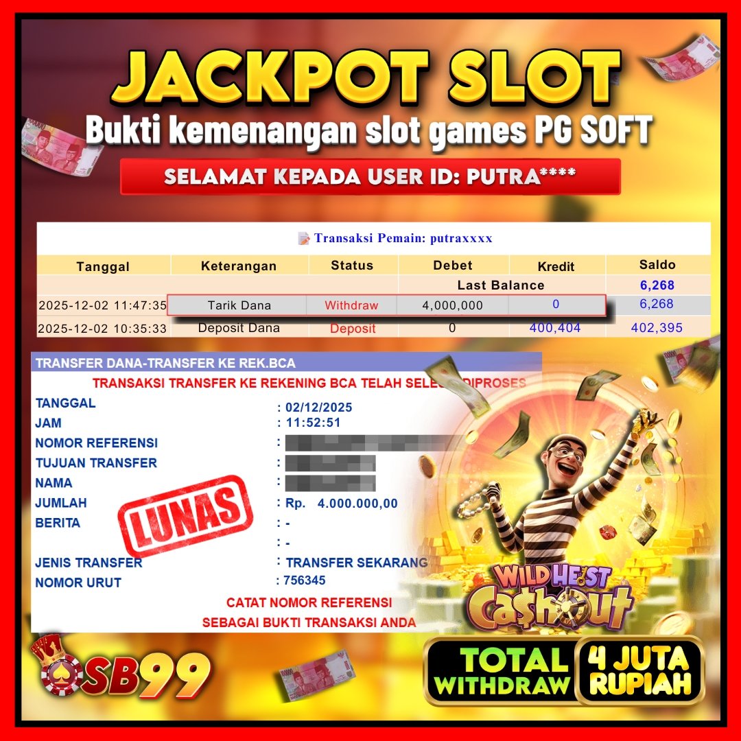 Bukti Jackpot