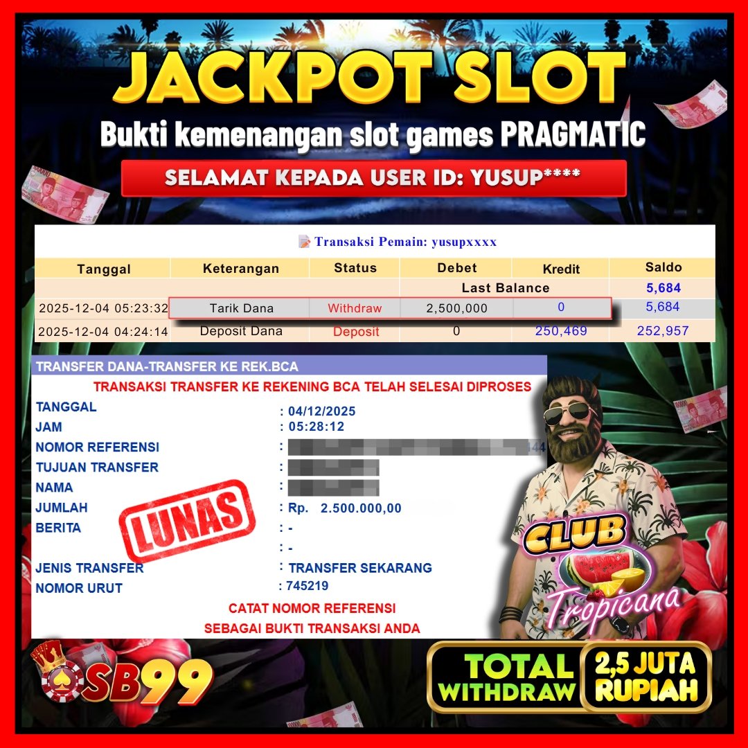 Bukti Jackpot