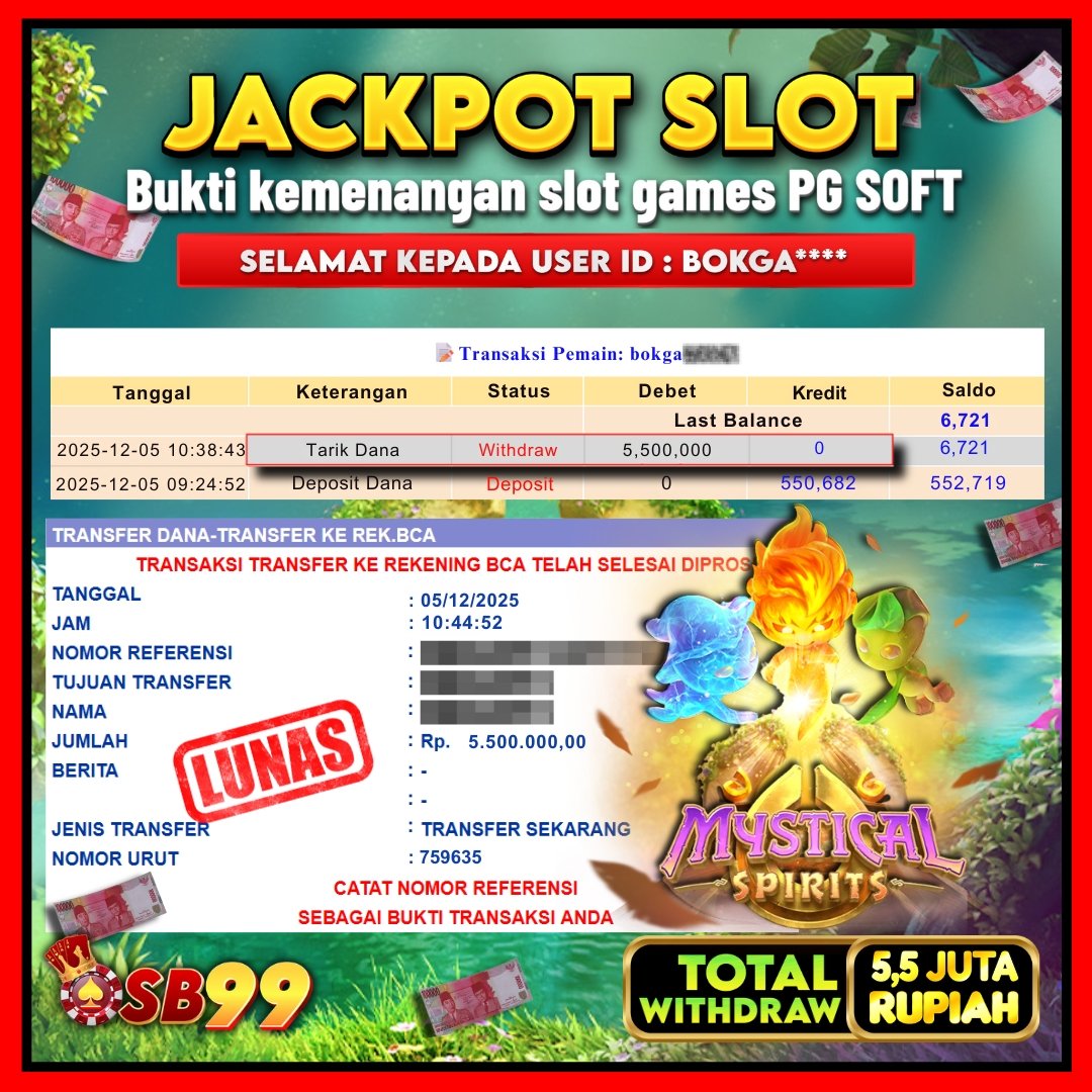 Bukti Jackpot