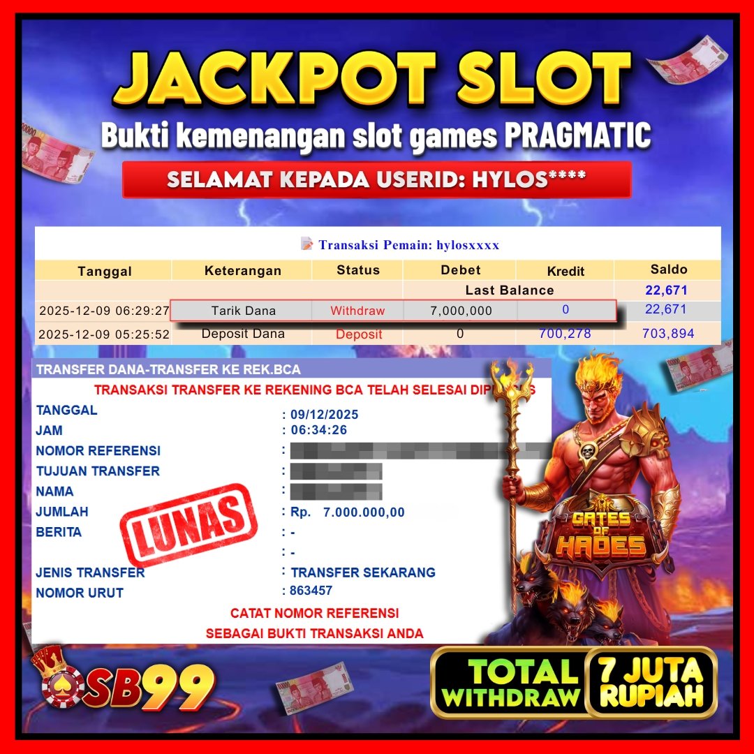 Bukti Jackpot