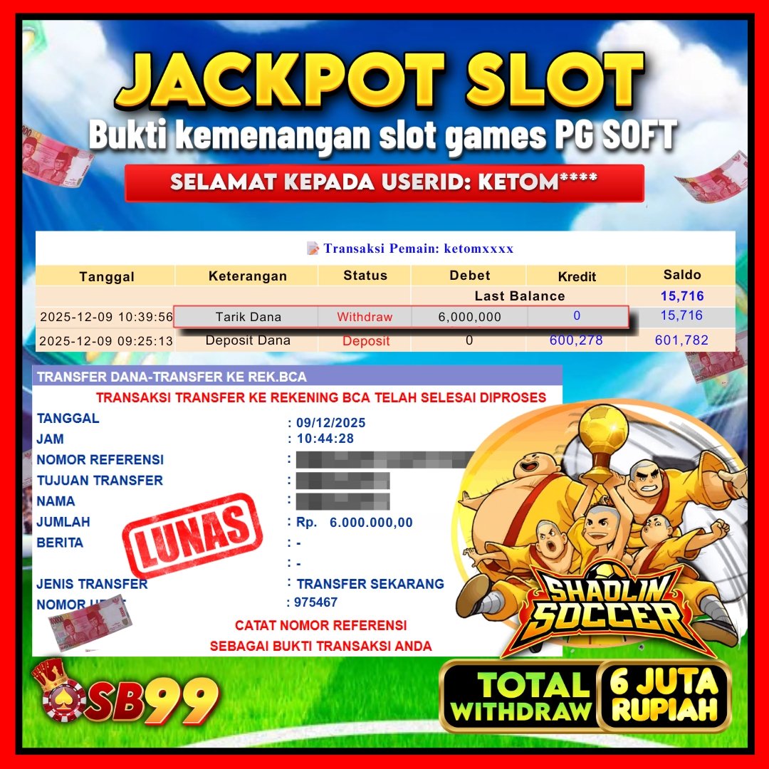 Bukti Jackpot