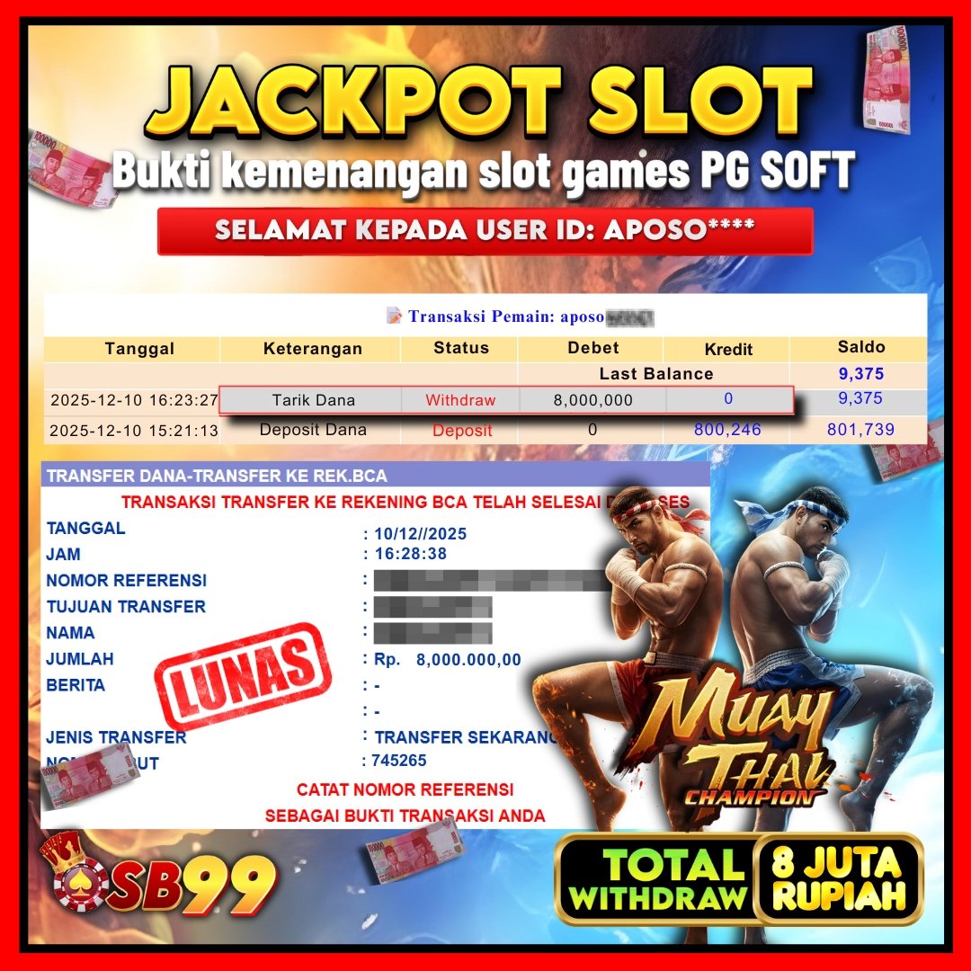Bukti Jackpot