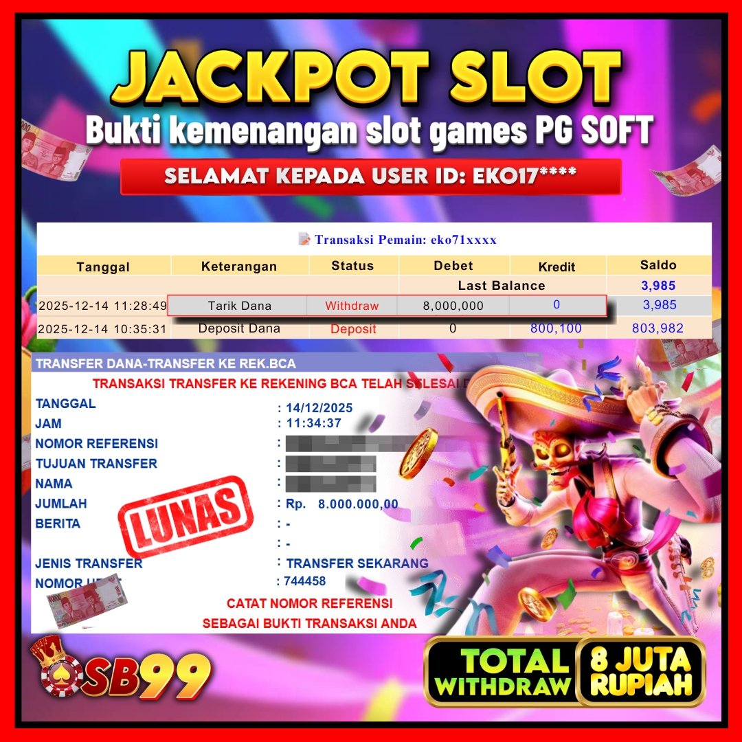 Bukti Jackpot