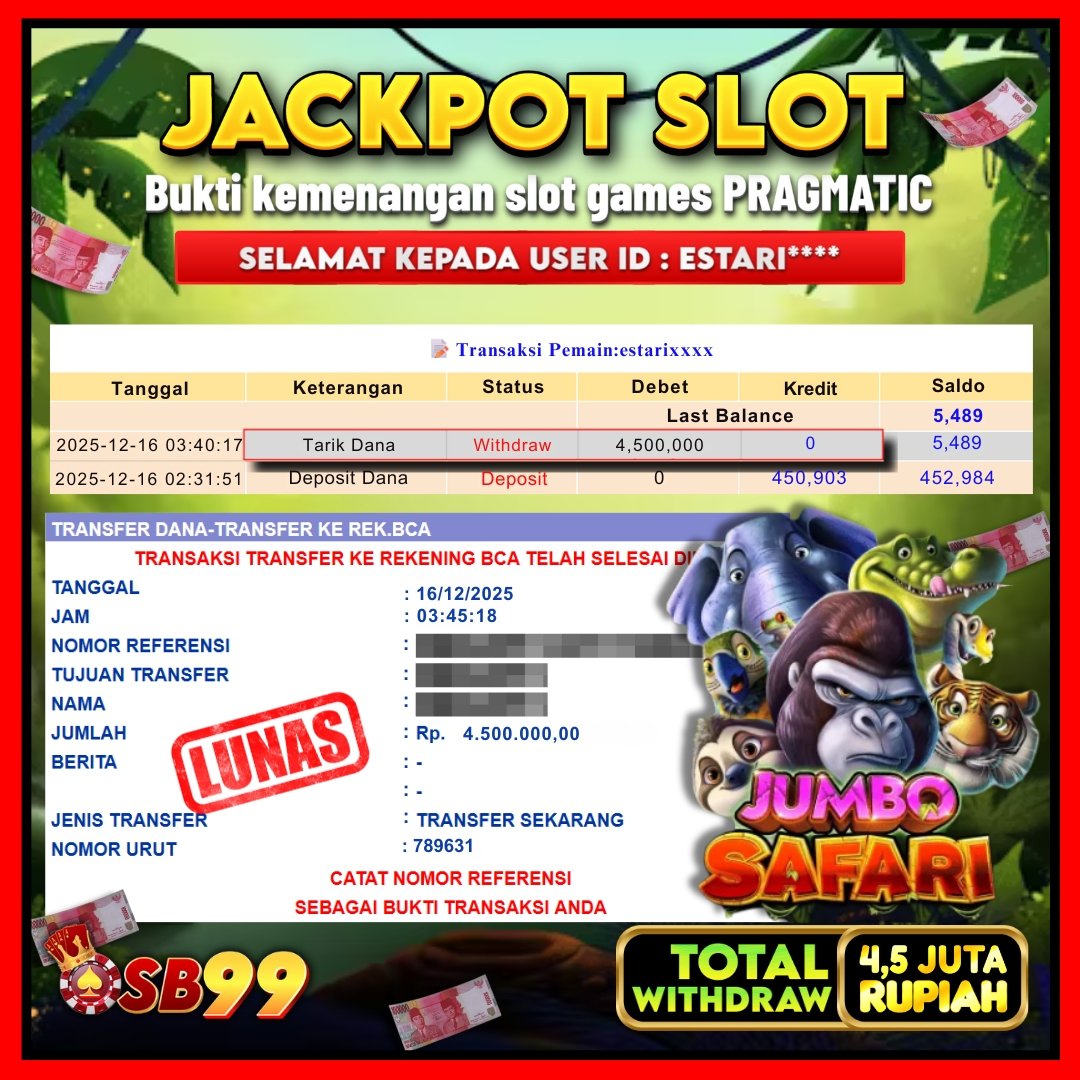 Bukti Jackpot