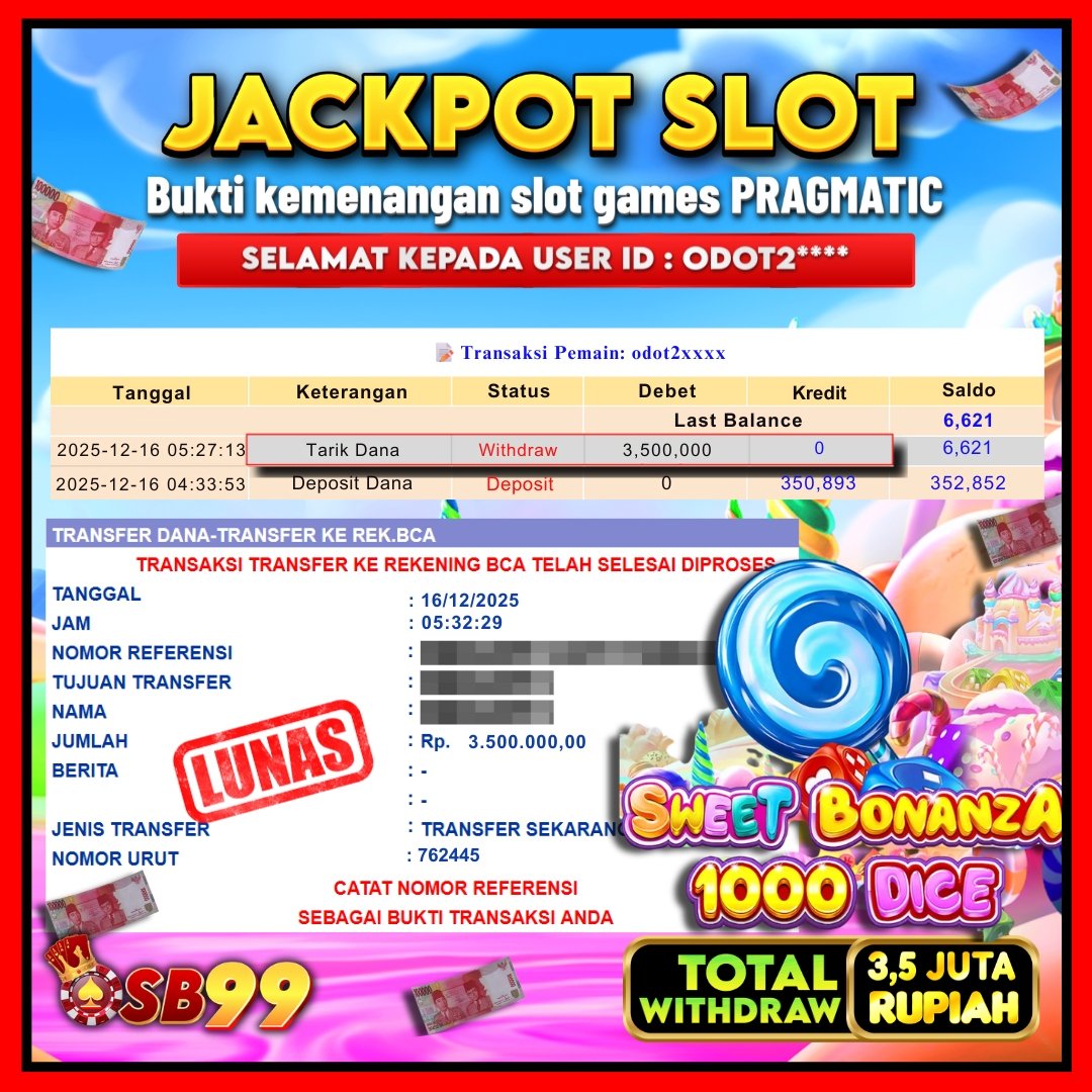 Bukti Jackpot
