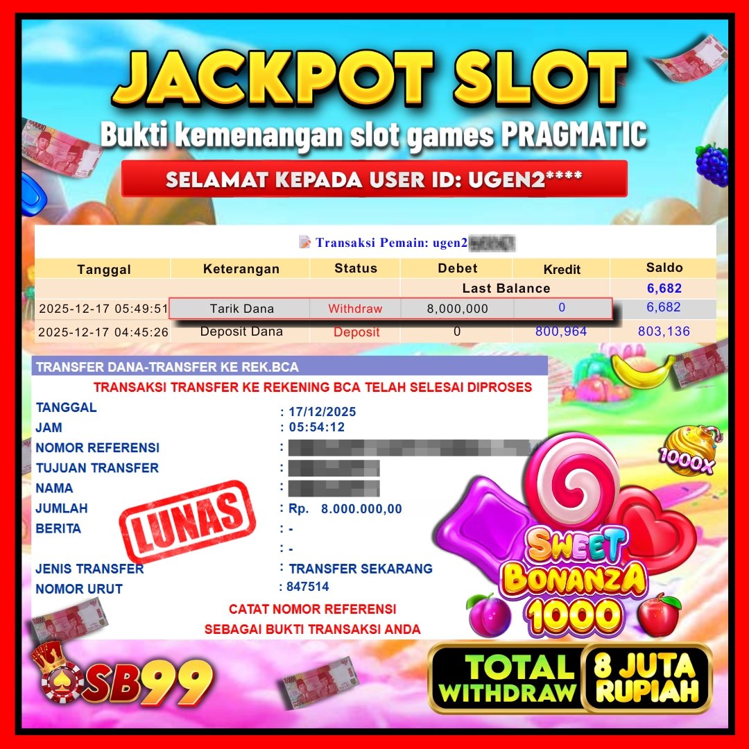 Bukti Jackpot